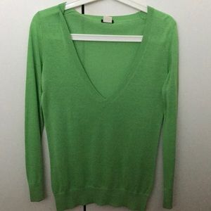 Bright Green J. Crew sweater